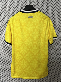 Leeds United 26/27 Yellow/Black/White Trim Rose Print Away Jersey