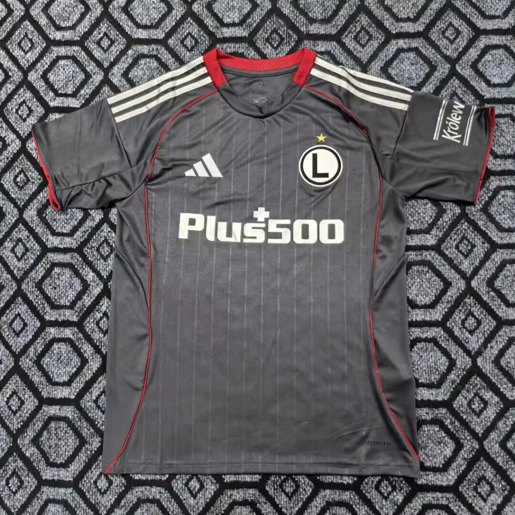 Legia Warszawa 25/26 Black/Red Third Away Jersey