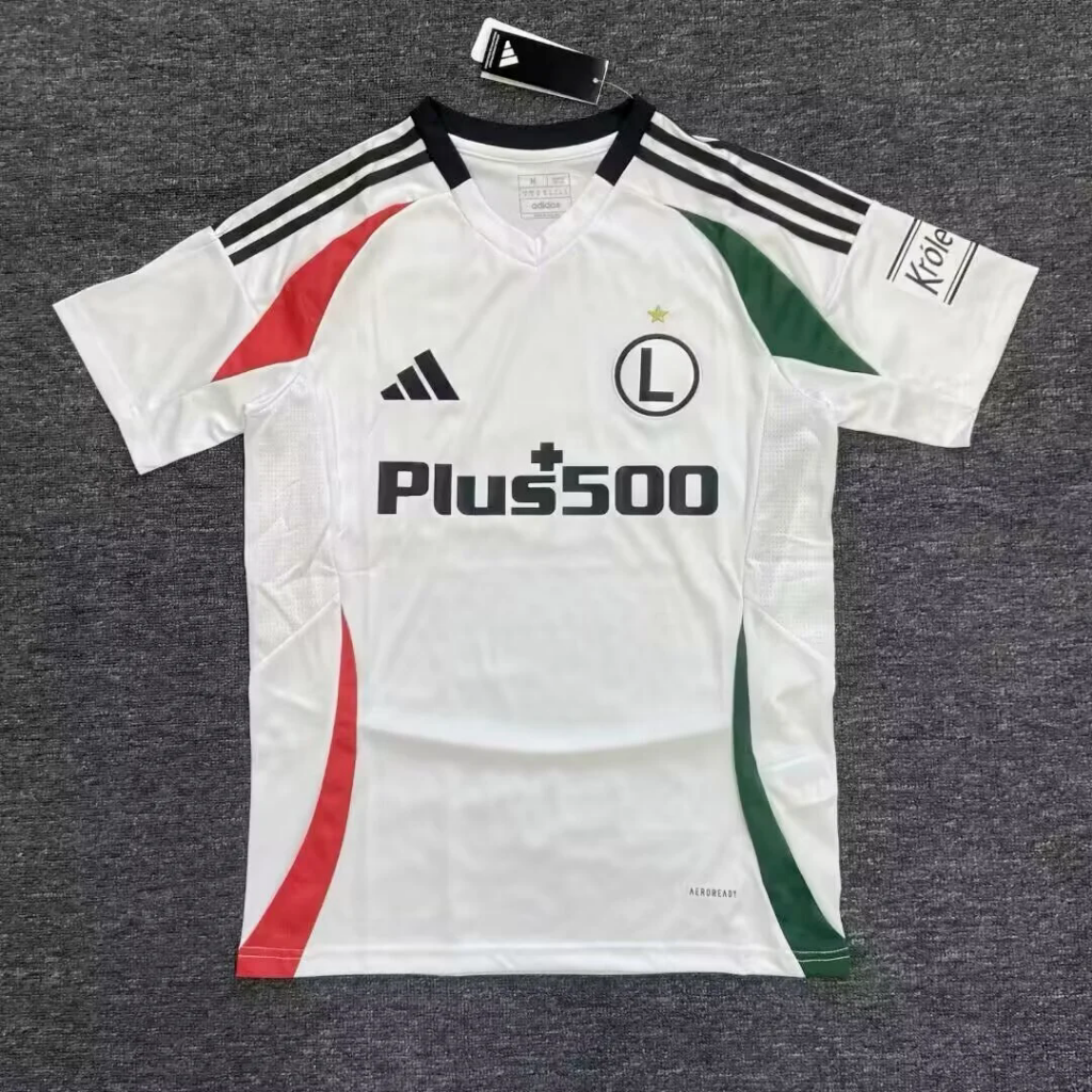 Legia Warszawa 25/26 White/Black/Red/Green Home Jersey