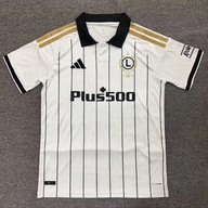 Legia Warszawa 26/27 White/Black/Gold Stripes Home Jersey