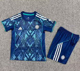 Leicester City 25/26 Blue Away Kids Jersey Set