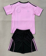 Leicester City 25/26 Pink/Black Third Kids Jersey Set