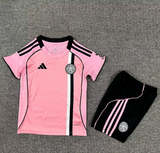 Leicester City 25/26 Pink Third Kids Jersey Set