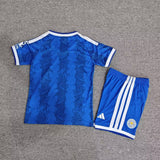 Leicester City 26/27 Blue/White Stripes Home Kids Jersey Set