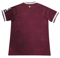 Leicester City 26/27 Burgundy/Gold Shoulder Stripes Away Jersey