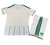 Leicester City 26/27 White/Green Shoulder Stripes 3rd Kids Jersey Set