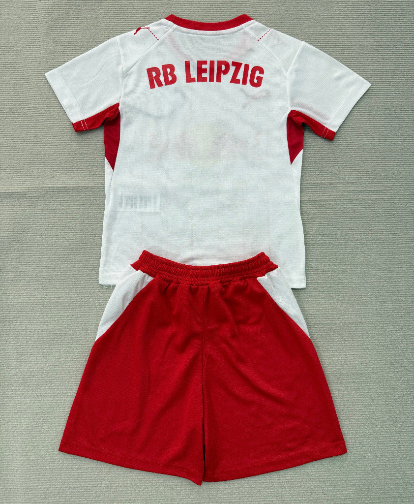 Leipzig 26/27 White/Red Home Kids Jersey Set