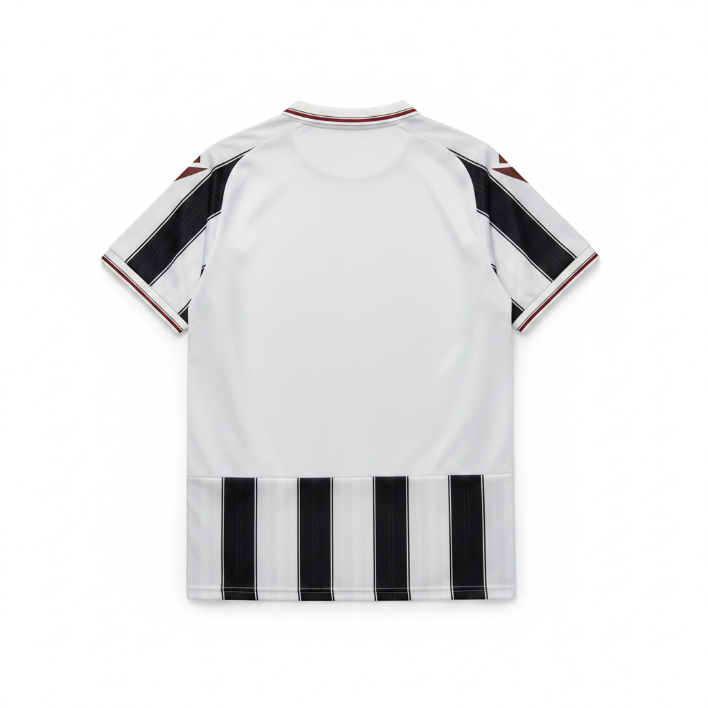 Levante 26/27 Black/White Vertical Stripes Away Jersey
