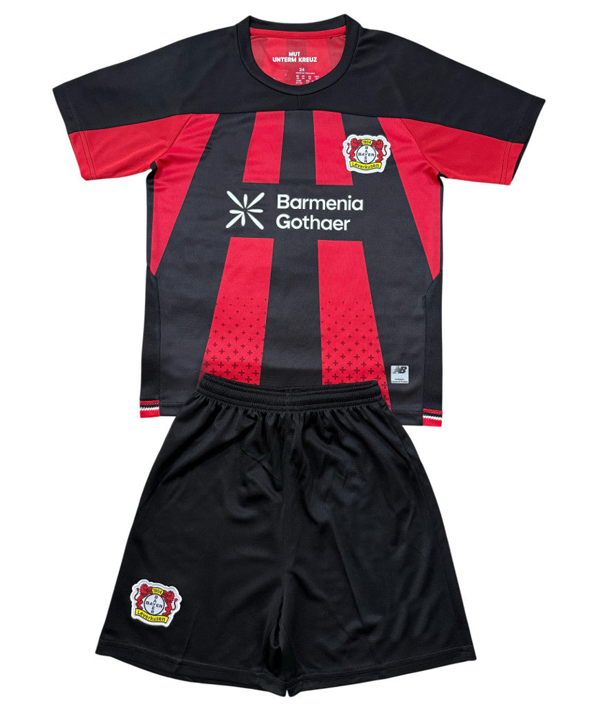 Leverkusen 26/27 Black/Red Stripes Home Jersey
