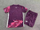 Lille 25/26 Pink/Maroon Away Kids Jersey Set