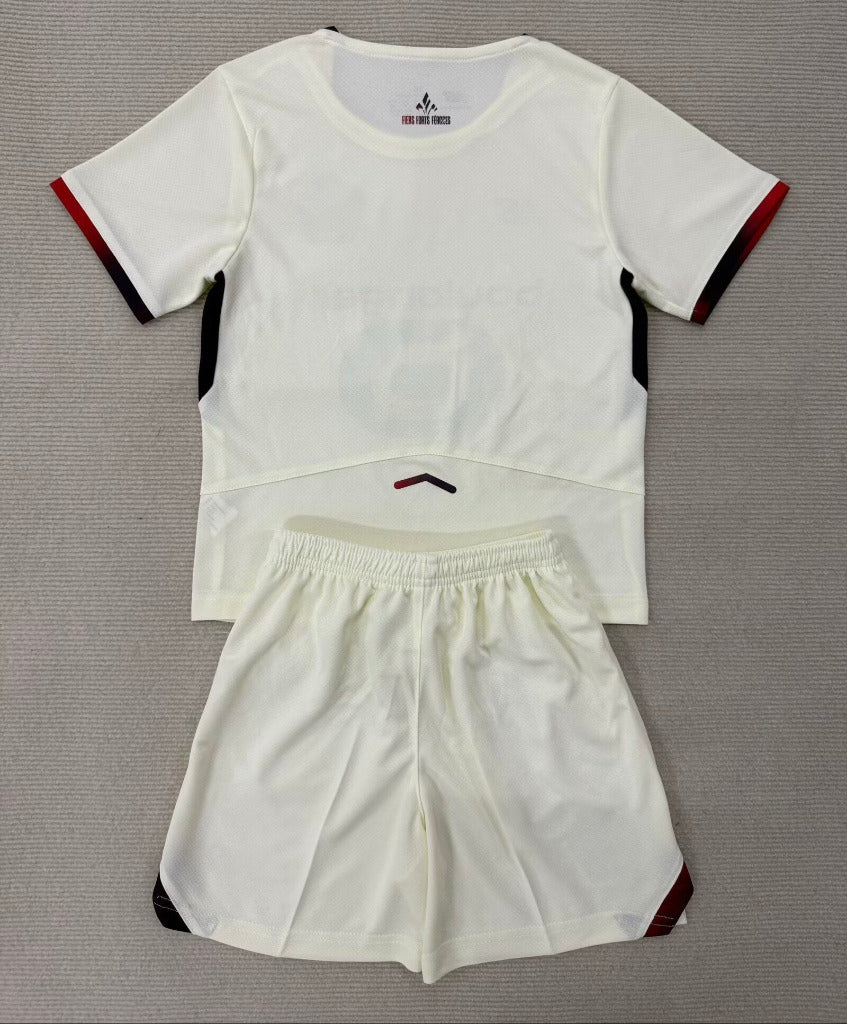 Lille 25/26 White/Red Away Kids Jersey Set