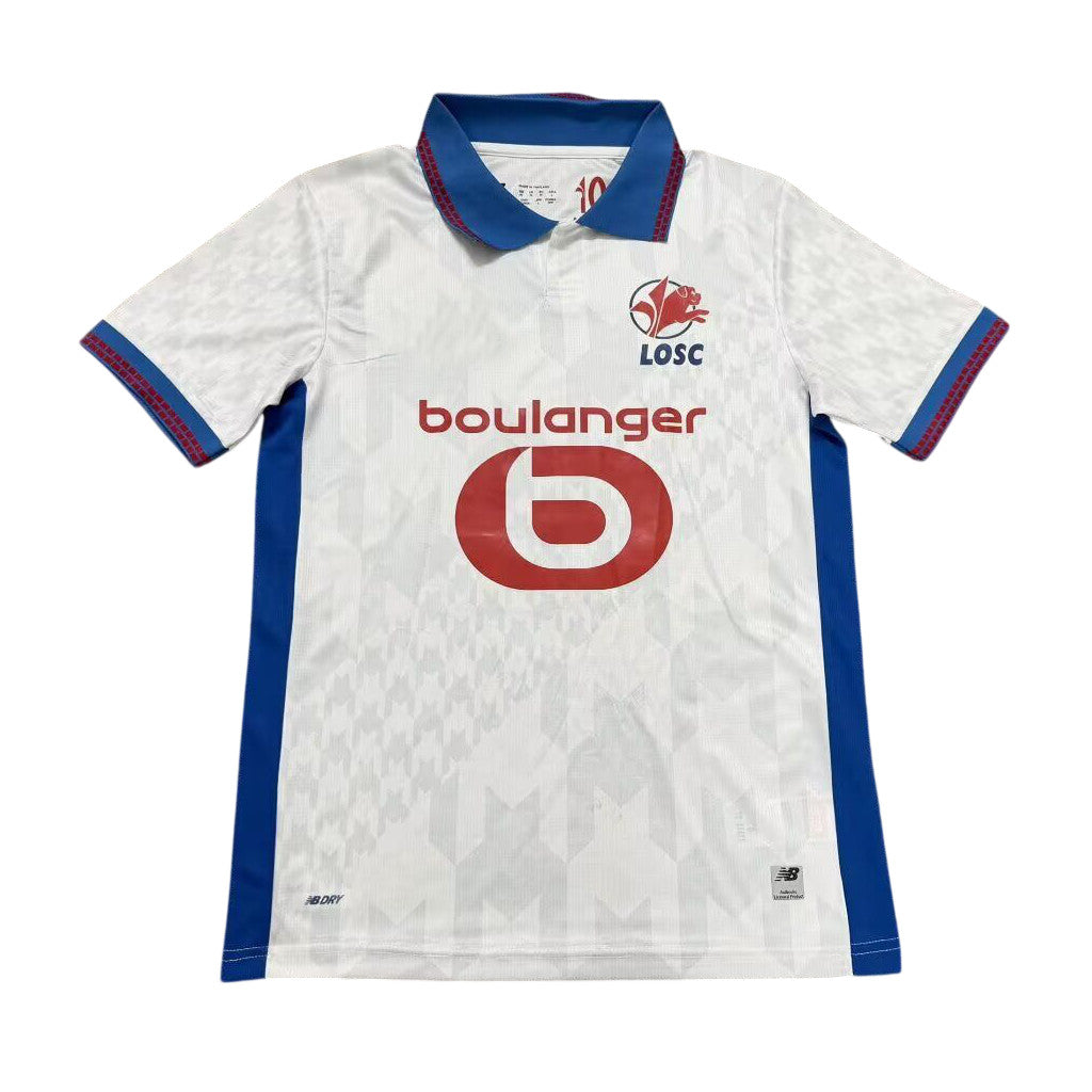 Lille 26/27 White/Blue/Red Trim Away Jersey