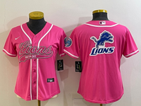 Lions 2021/22 Pink Women Baseball Style Jersey