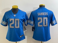 Lions 2023/24 Sanders #20 Blue Women NFL Jersey