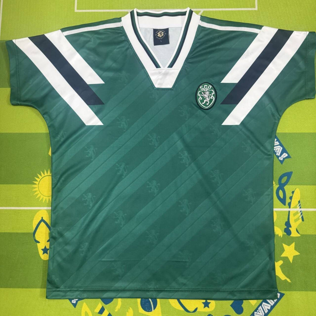 Lisbon 25/26 Green/Black/White Retro Style Jersey