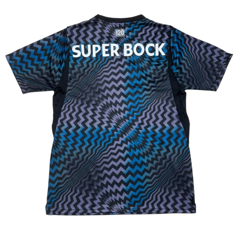 Lisbon 26/27 Black And Blue Wavy Goalkeeper Jersey