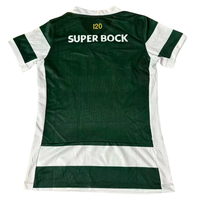 Lisbon 26/27 Green/White Horizontal Stripes Home Women Jersey