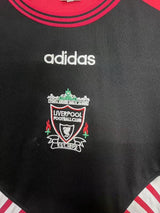 Liverpool 1993/95 Retro Red/Black/White Long Sleeve Jersey