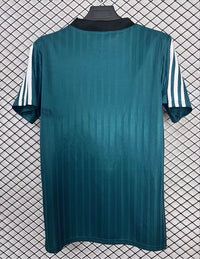 Liverpool 1995 Retro Green/White Stripes Away Jersey