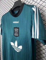 Liverpool 1995 Retro Green/White Stripes Away Jersey