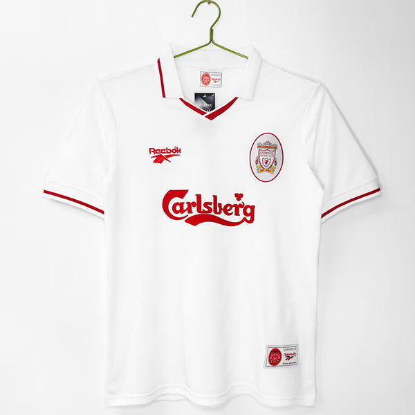 Liverpool 1996/97 Retro White Away Jersey