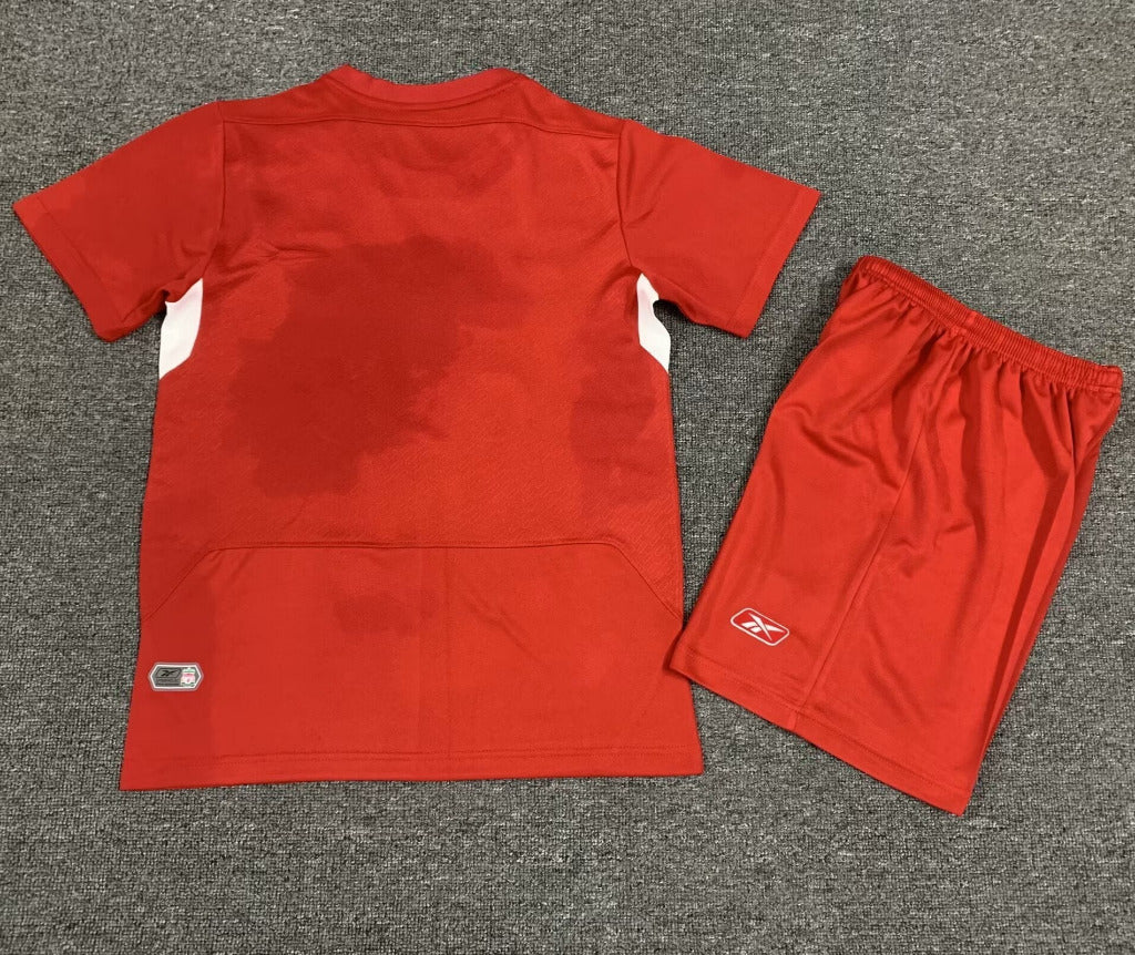 Liverpool 2004/05 Vintage Retro Home Kids Jersey Set