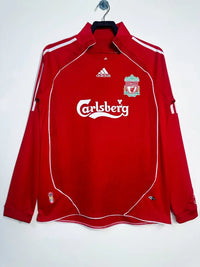 Liverpool 2006/08 Retro Red Home Long Sleeve Jersey