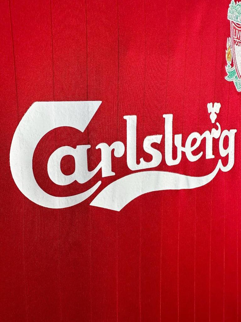 Liverpool 2006/08 Retro Red Home Long Sleeve Jersey