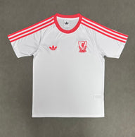 Liverpool 2026 White/Red 3 Stripes Retro Style Jersey