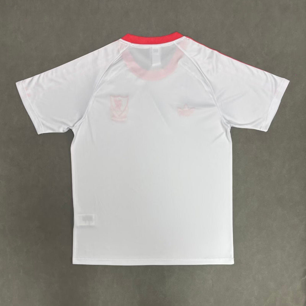 Liverpool 2026 White/Red 3 Stripes Retro Style Jersey