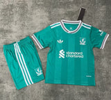 Liverpool 25/26 3rd Green Away Kids Jersey Set