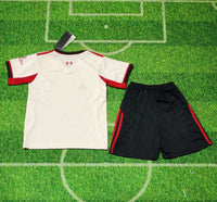 Liverpool 25/26 Away Red/White Kids Jersey Set