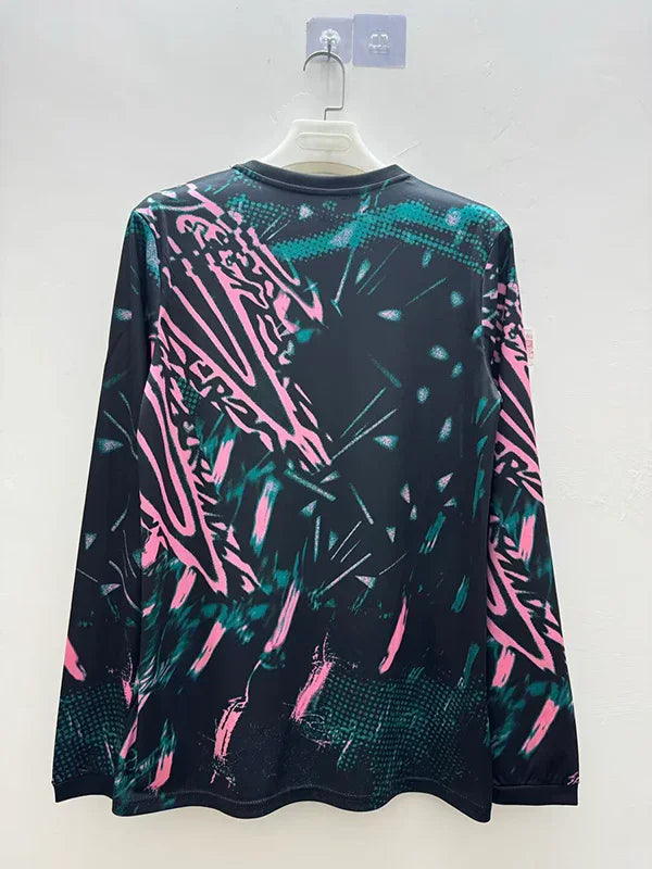 Liverpool 25/26 Black/Pink Special Pre-match Long Sleeve Jersey