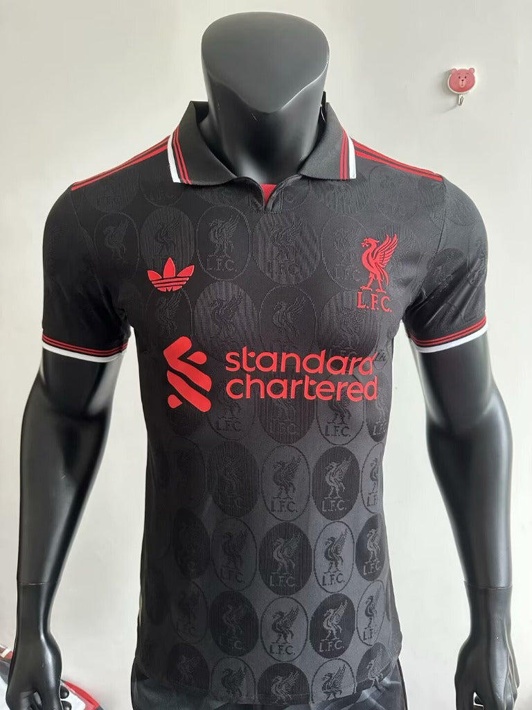 Liverpool 25/26 Black/Red Player Version Jersey