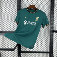 Liverpool 25/26 Green/Yellow Player Version Jersey