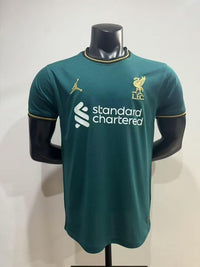 Liverpool 25/26 Green/Yellow Player Version Jersey