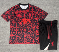 Liverpool 25/26 Red/Black Training Kids Jersey Set