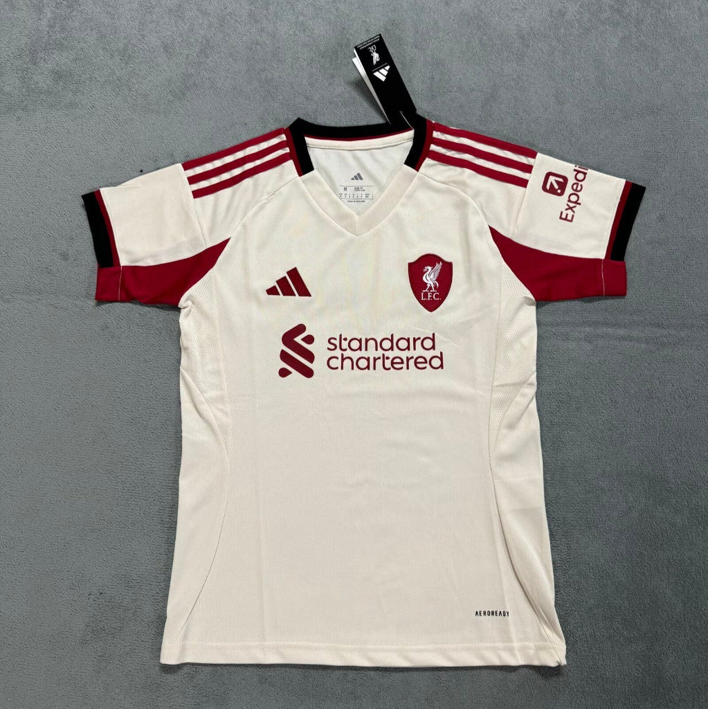 Liverpool 25/26 Red/White Away Woman Jersey