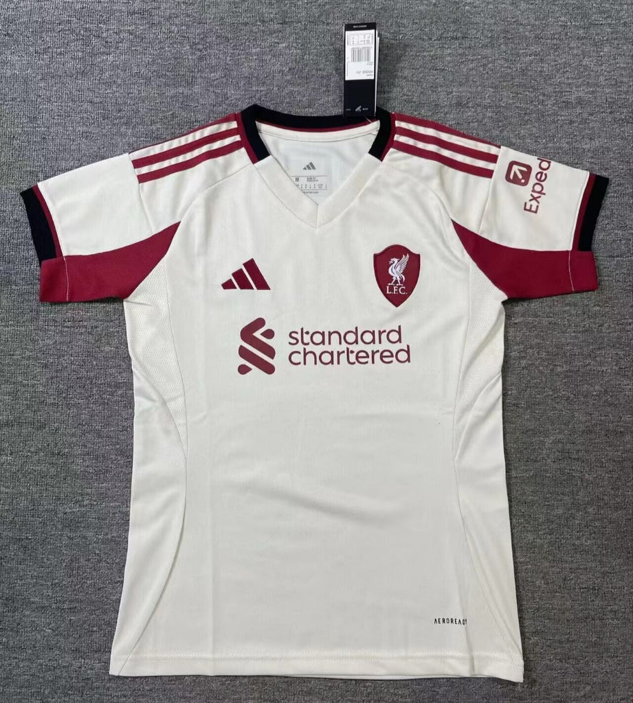 Liverpool 25/26 Red/White Away Woman Jersey