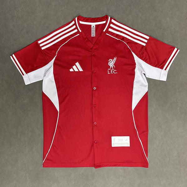 Liverpool 25/26 Red/White Baseball Jersey