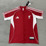 Liverpool 25/26 Red/White Baseball Jersey