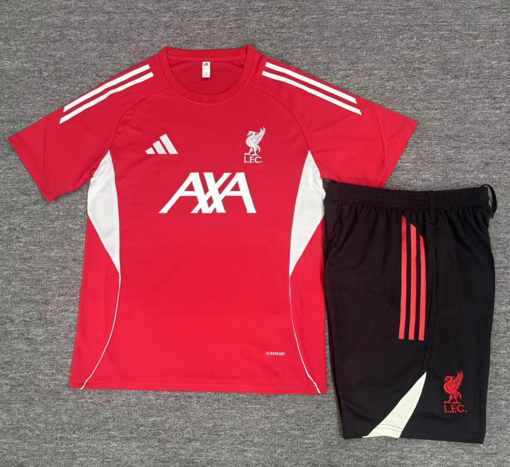 Liverpool 25/26 Red/White Training Kids Jersey Set