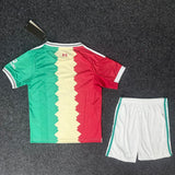 Liverpool 25/26 Red/Yellow/Green Kids Jersey Set