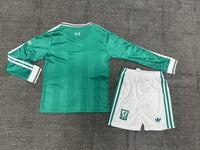 Liverpool 25/26 Third Green Long Sleeve Kids Jersey Set