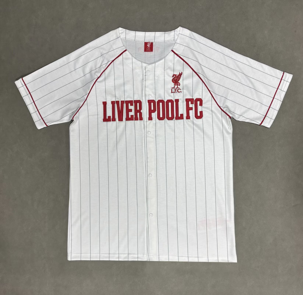Liverpool 25/26 White Baseball Jersey