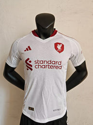 Liverpool 25/26 White/Red Away Player Version Jersey