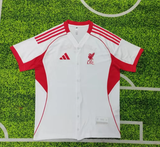 Liverpool 25/26 White/Red Baseball Jersey