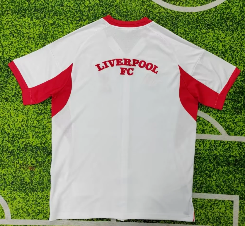 Liverpool 25/26 White/Red Baseball Jersey