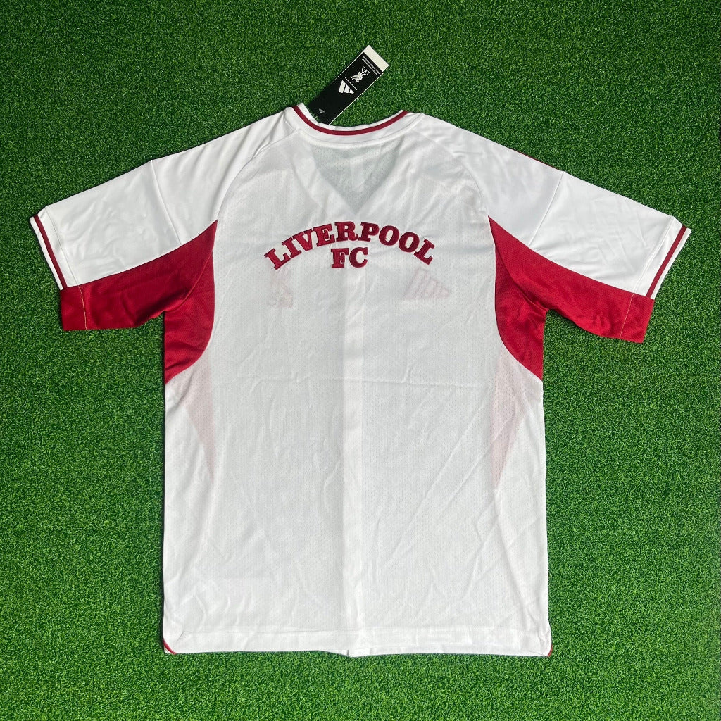 Liverpool 25/26 White/Red Baseball Jersey
