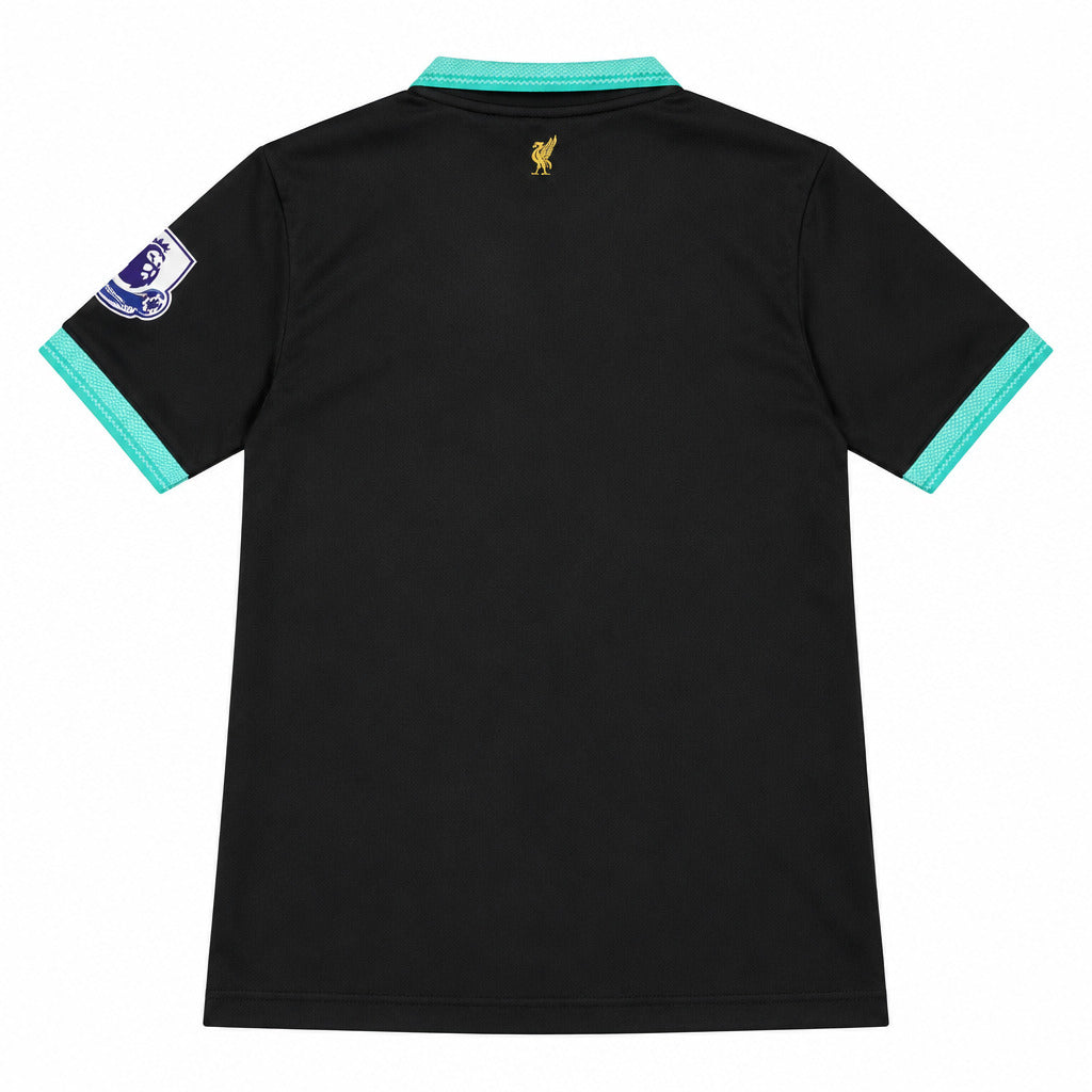 Liverpool 26/27 Black/Green Trim Polo Jersey